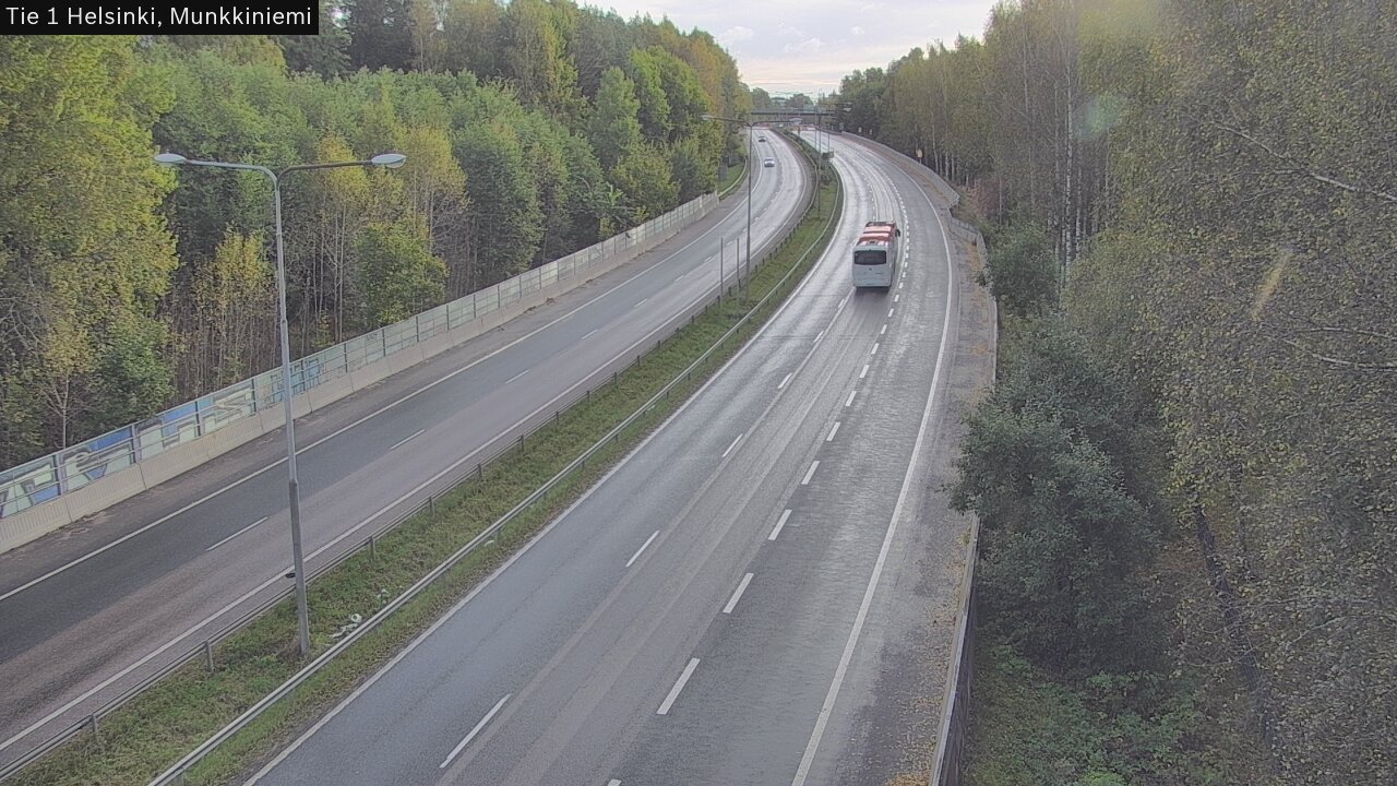 Weather Camera Image Road 1 Helsinki, Munkkiniemi, Helsinki, Uusimaa