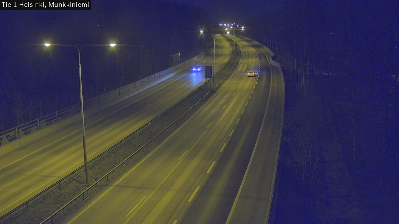 Weather Camera Image Väg 1 Helsingfors, Munksnäs, Helsinki, Uusimaa