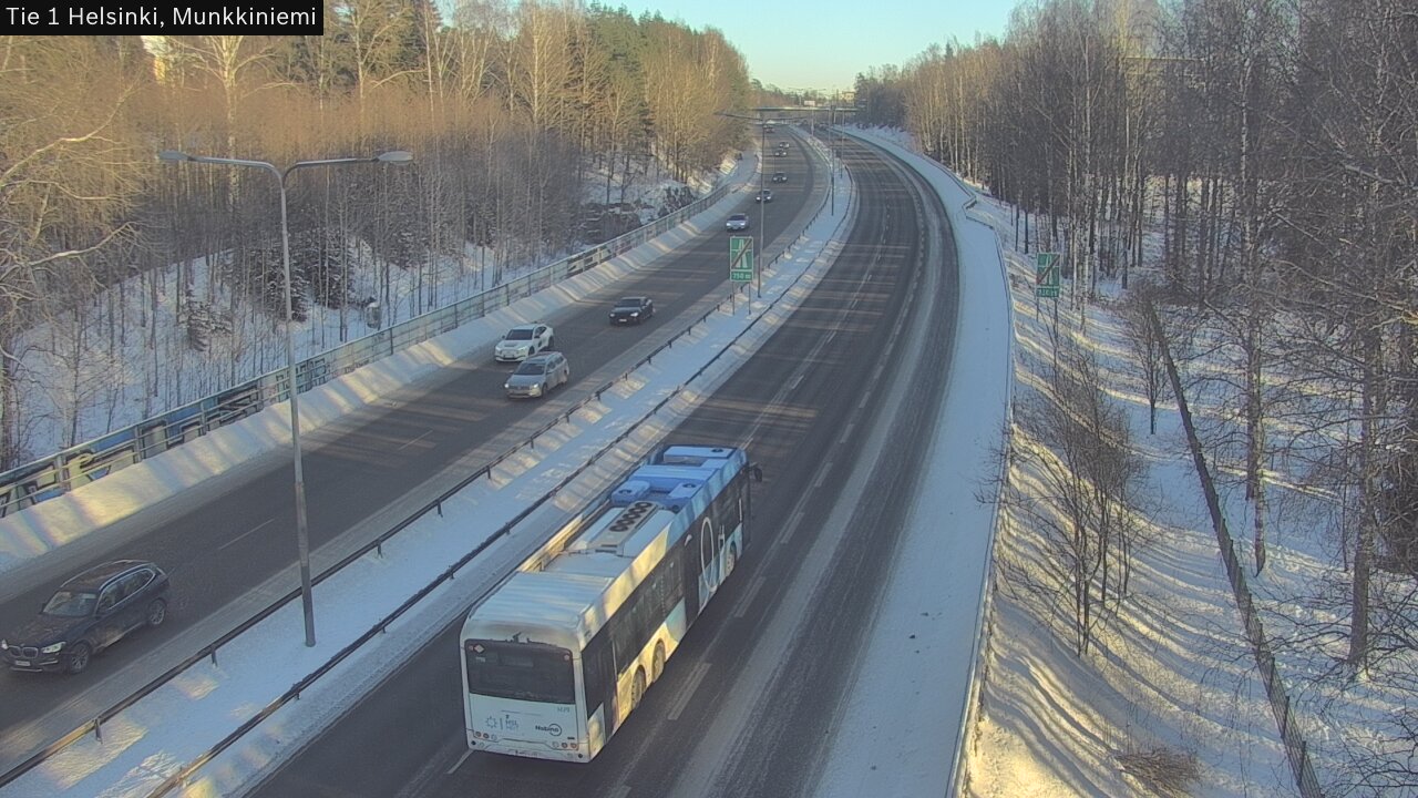 Weather Camera Image Road 1 Helsinki, Munkkiniemi, Helsinki, Uusimaa