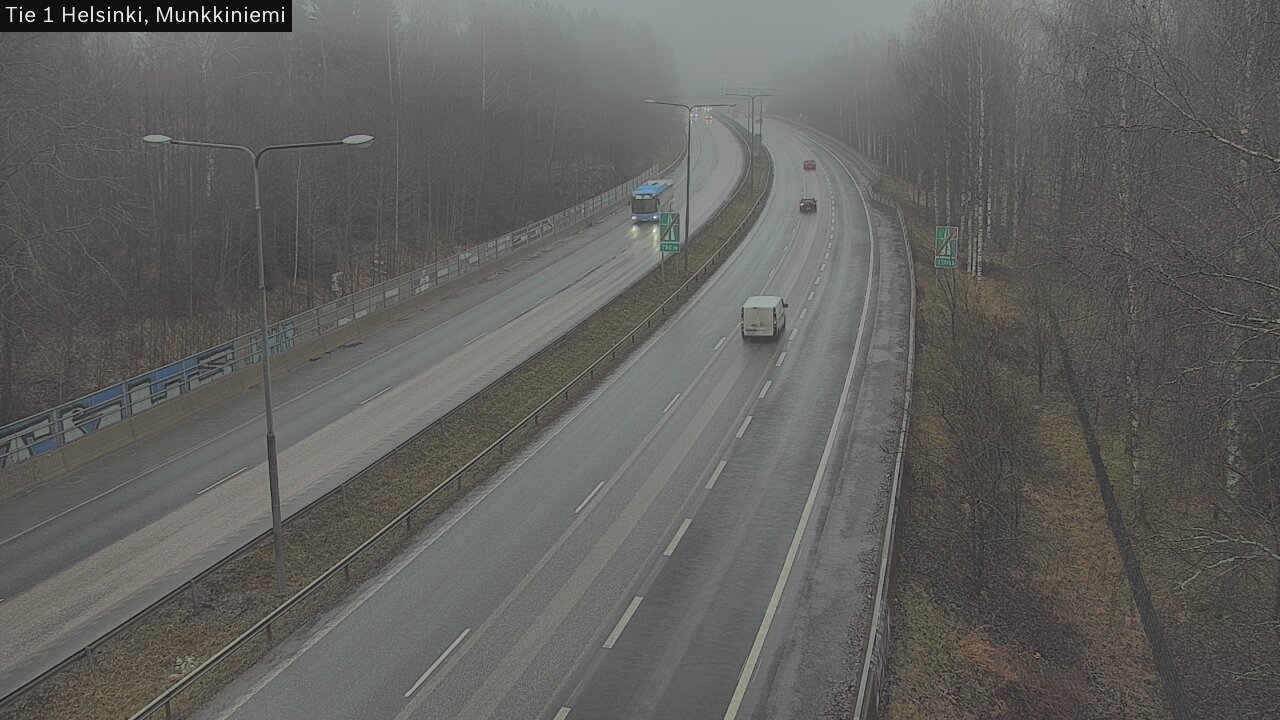 Weather Camera Image Väg 1 Helsingfors, Munksnäs, Helsinki, Uusimaa