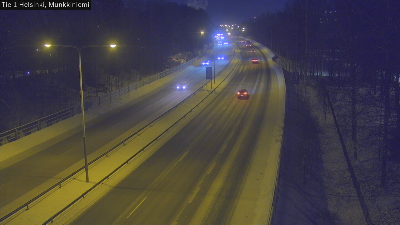 Weather Camera Image Road 1 Helsinki, Munkkiniemi, Helsinki, Uusimaa