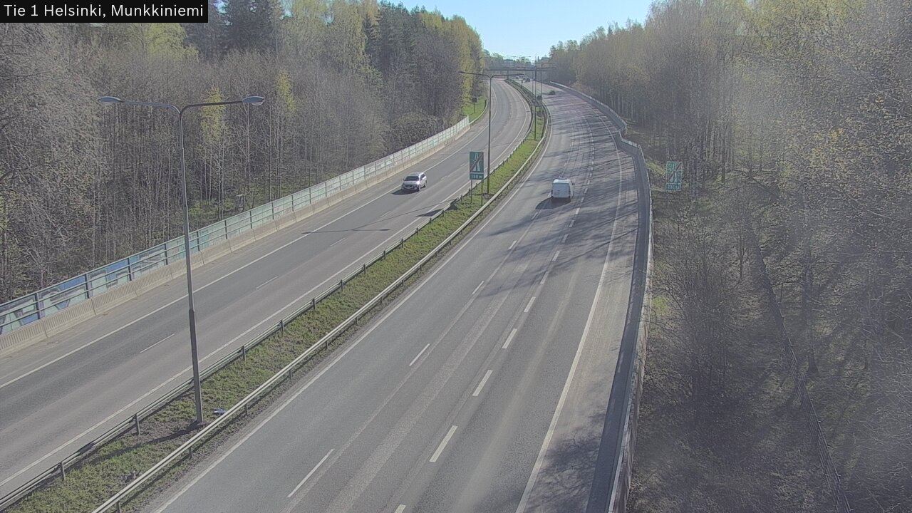Weather Camera Image Väg 1 Helsingfors, Munksnäs, Helsinki, Uusimaa