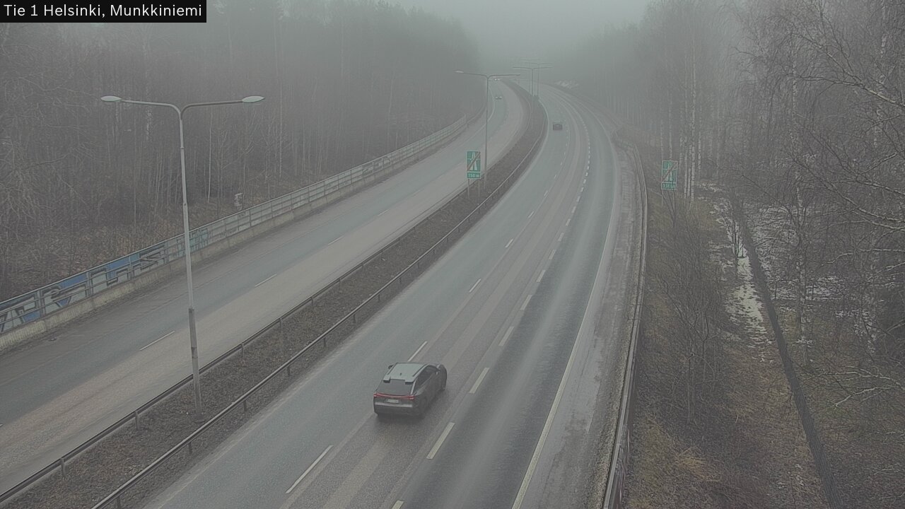 Weather Camera Image Road 1 Helsinki, Munkkiniemi, Helsinki, Uusimaa