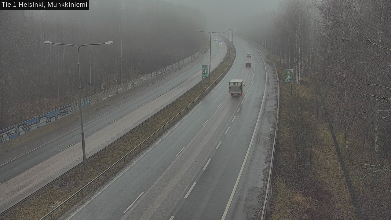 Weather Camera Image Väg 1 Helsingfors, Munksnäs, Helsinki, Uusimaa