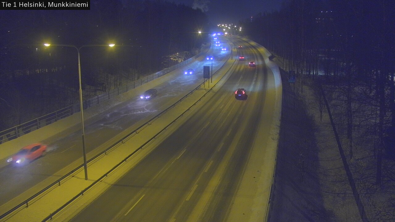 Weather Camera Image Road 1 Helsinki, Munkkiniemi, Helsinki, Uusimaa