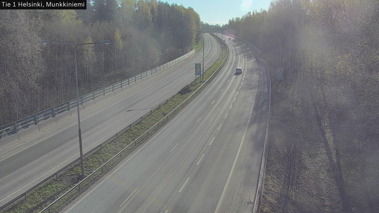 Weather Camera Image Väg 1 Helsingfors, Munksnäs, Helsinki, Uusimaa