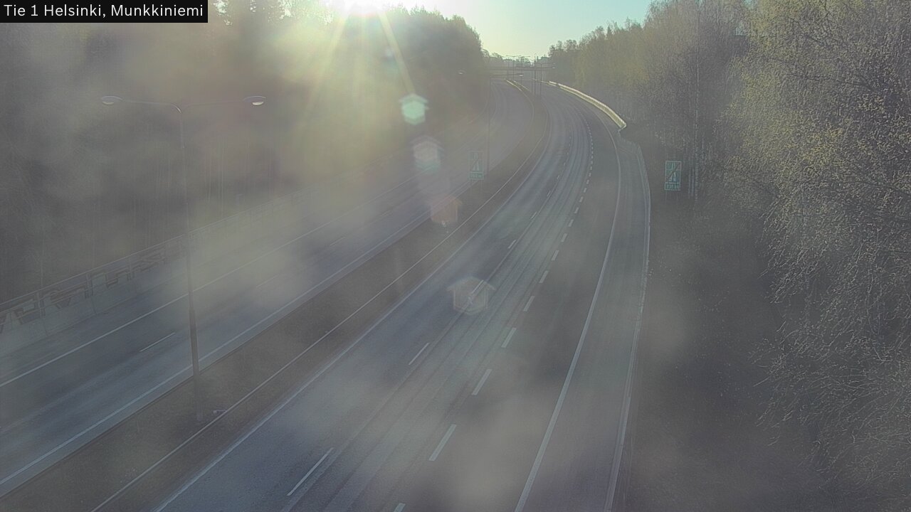 Weather Camera Image Väg 1 Helsingfors, Munksnäs, Helsinki, Uusimaa