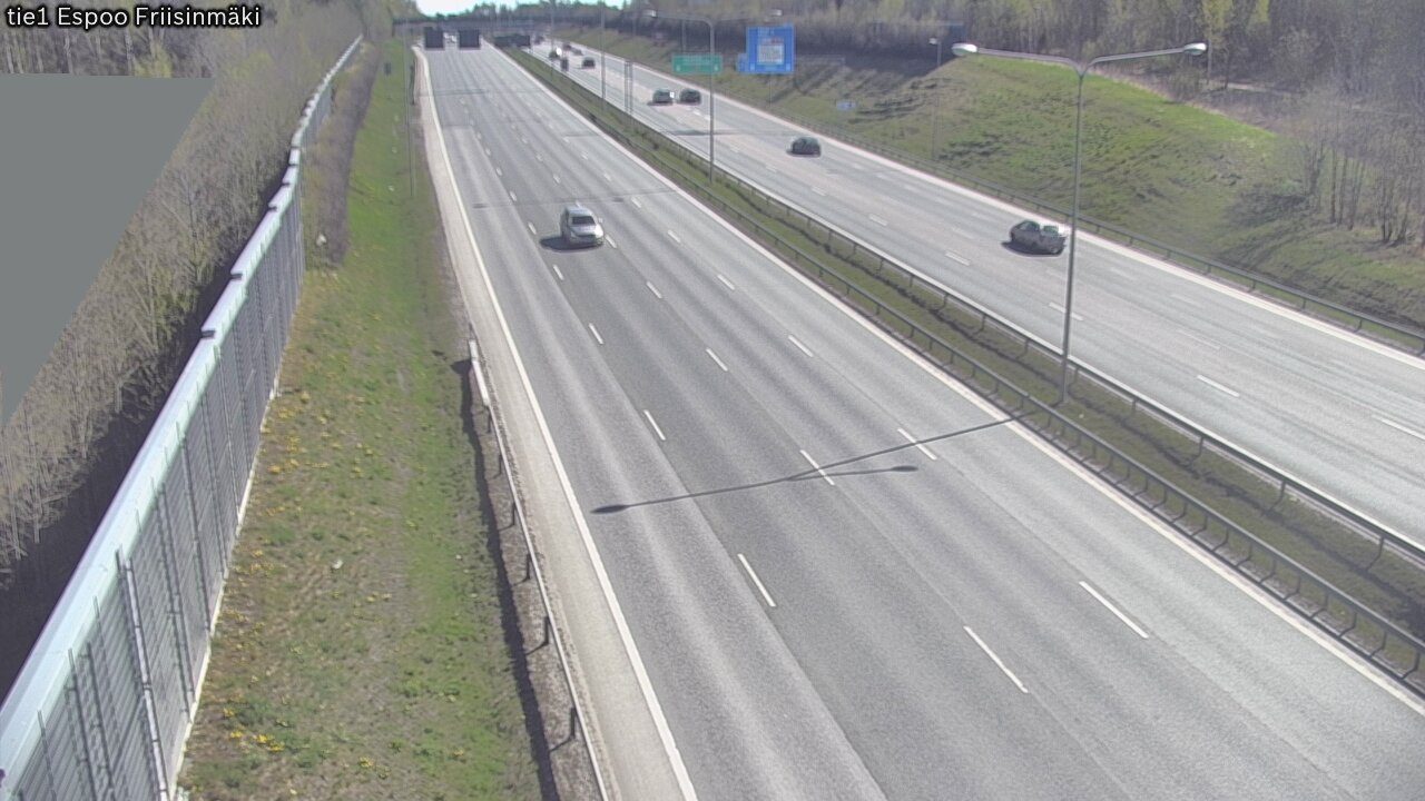 Weather Camera Image Road 1 Espoo, Friisinmäki, Espoo, Uusimaa