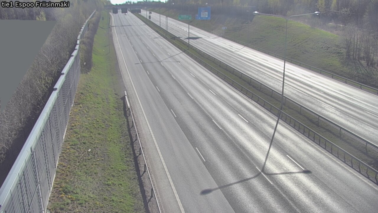 Weather Camera Image Väg 1 Esbo, Frisbacka, Espoo, Uusimaa