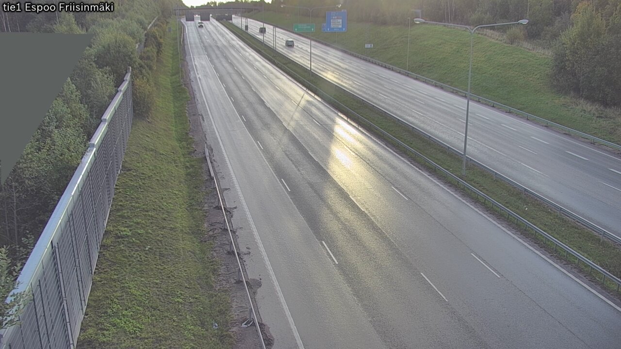 Weather Camera Image Road 1 Espoo, Friisinmäki, Espoo, Uusimaa
