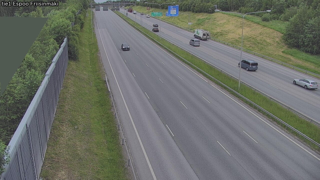 Weather Camera Image Väg 1 Esbo, Frisbacka, Espoo, Uusimaa