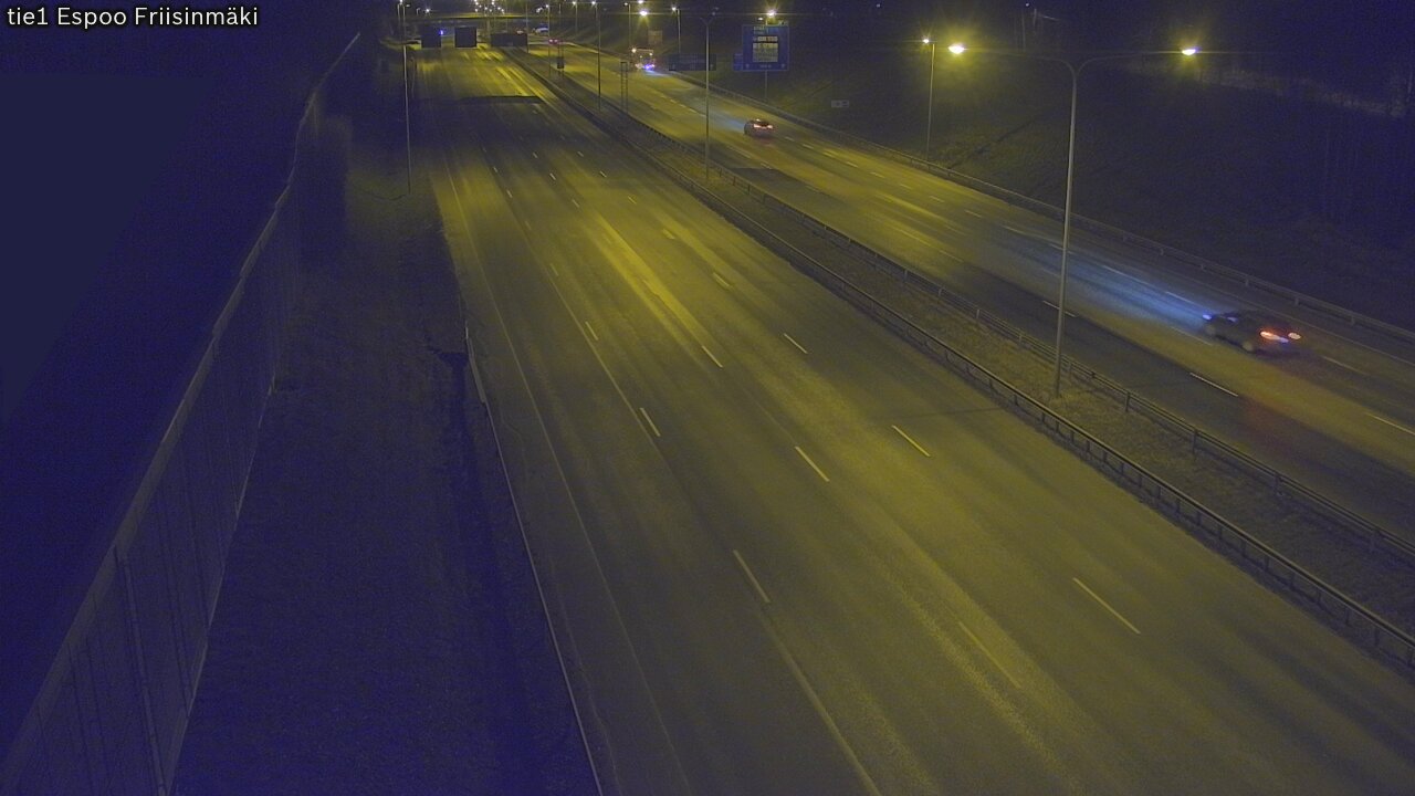 Weather Camera Image Road 1 Espoo, Friisinmäki, Espoo, Uusimaa