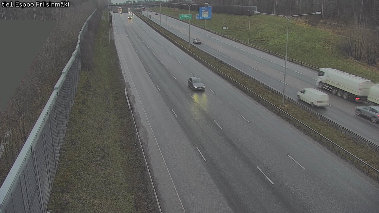 Weather Camera Image Väg 1 Esbo, Frisbacka, Espoo, Uusimaa