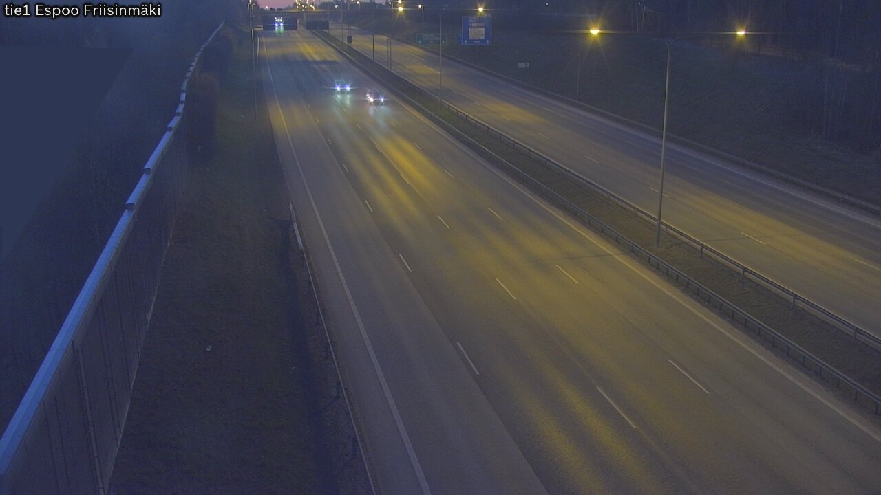 Weather Camera Image Väg 1 Esbo, Frisbacka, Espoo, Uusimaa
