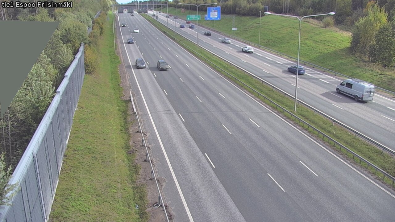 Weather Camera Image Road 1 Espoo, Friisinmäki, Espoo, Uusimaa