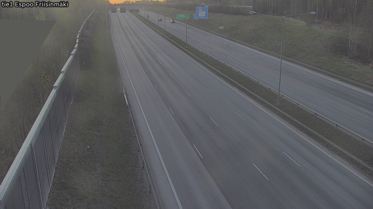Weather Camera Image Väg 1 Esbo, Frisbacka, Espoo, Uusimaa