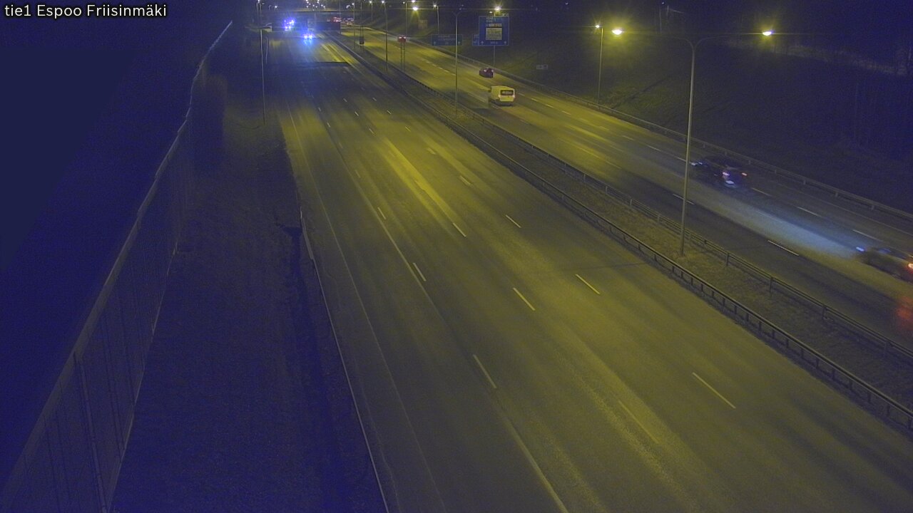 Weather Camera Image Road 1 Espoo, Friisinmäki, Espoo, Uusimaa
