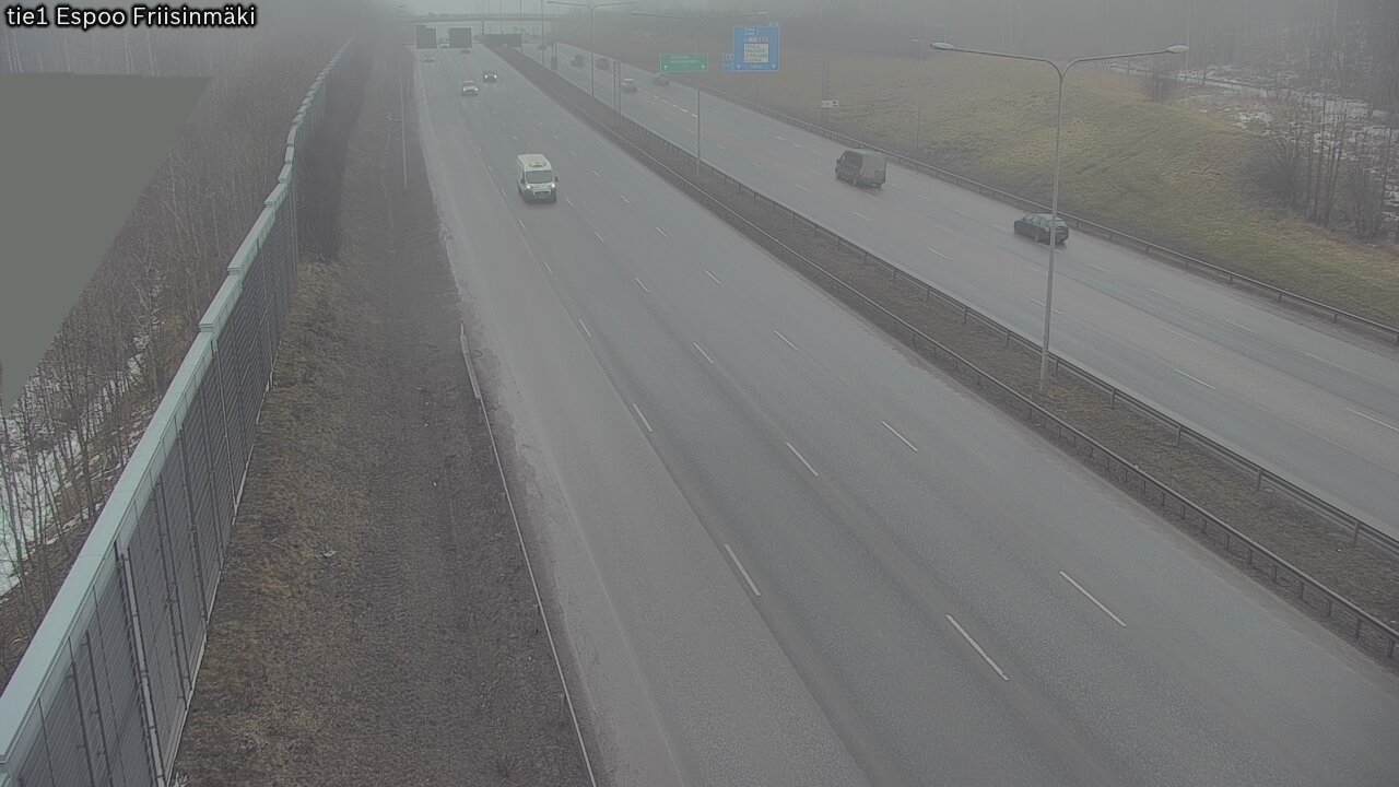 Weather Camera Image Väg 1 Esbo, Frisbacka, Espoo, Uusimaa