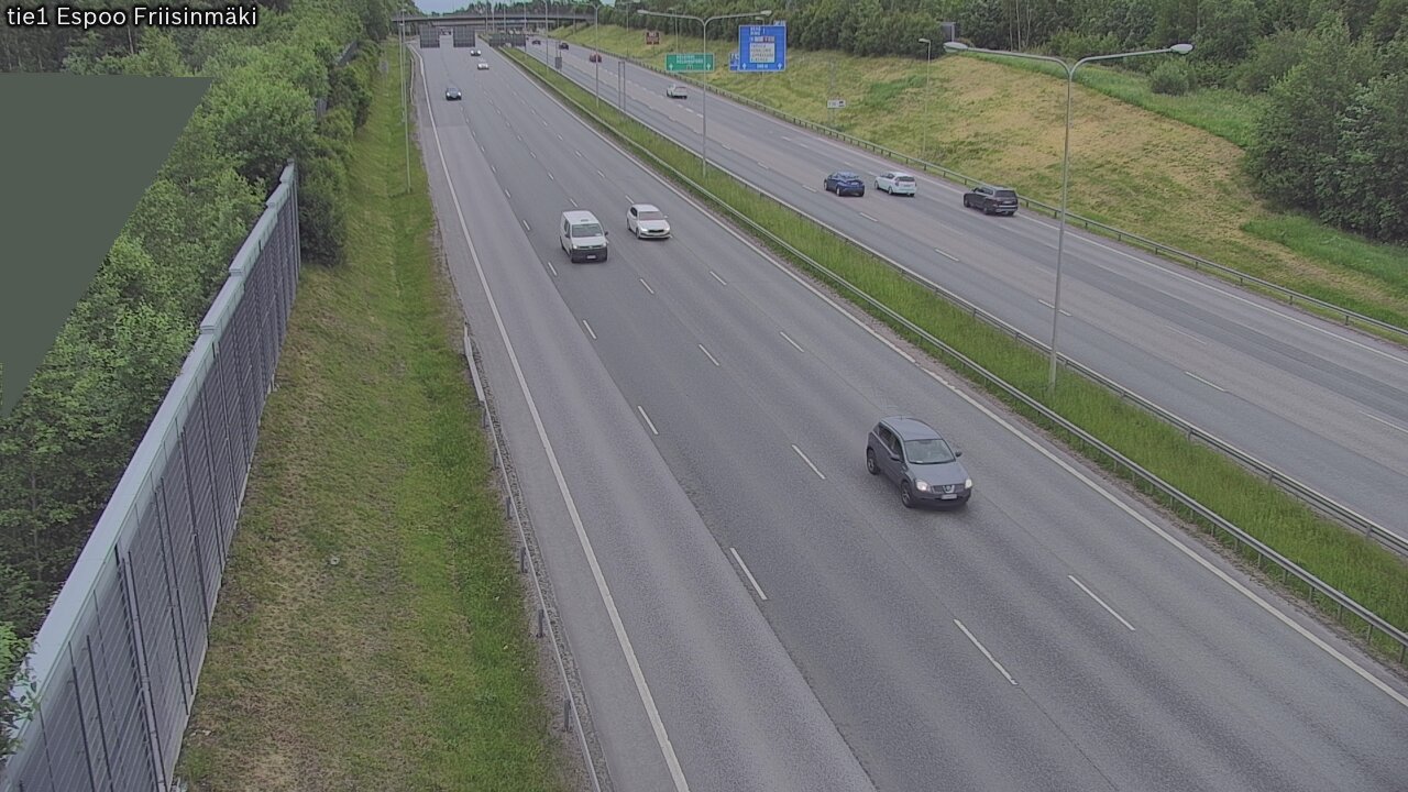 Weather Camera Image Väg 1 Esbo, Frisbacka, Espoo, Uusimaa