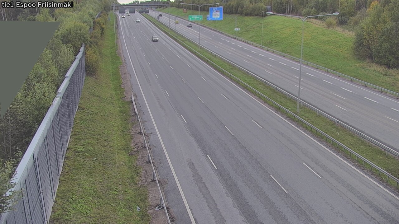 Weather Camera Image Road 1 Espoo, Friisinmäki, Espoo, Uusimaa