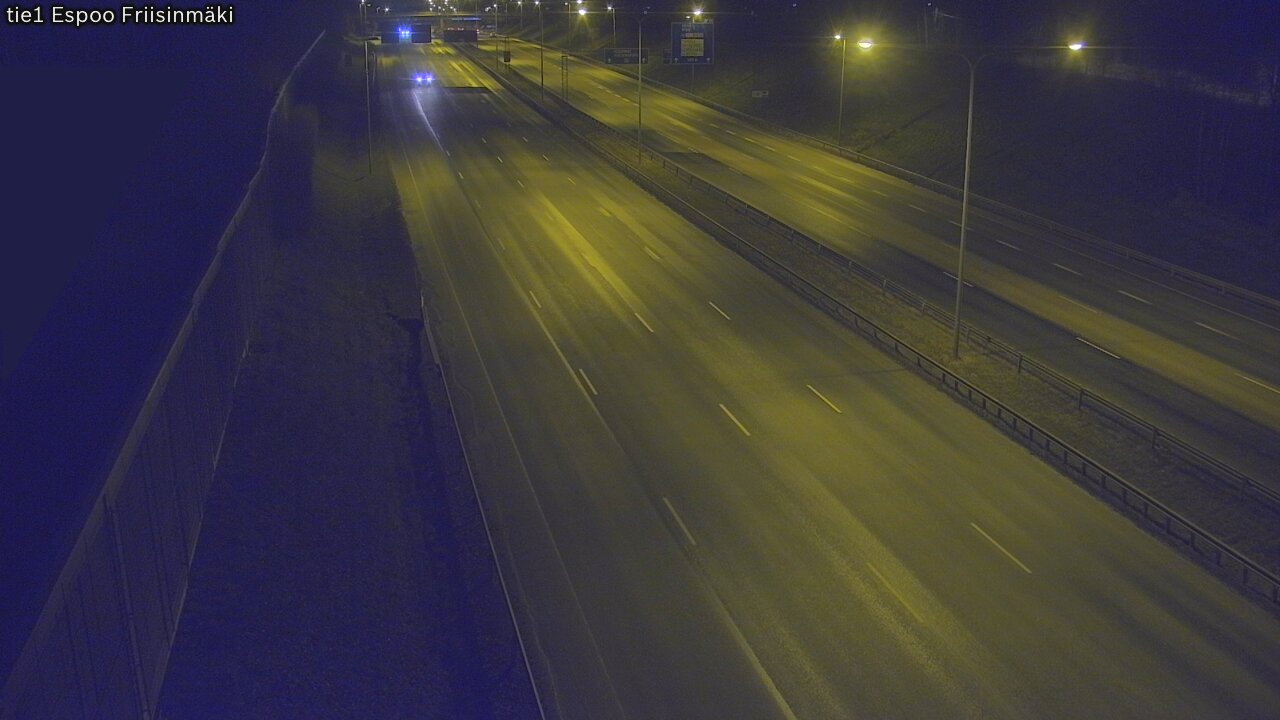 Weather Camera Image Road 1 Espoo, Friisinmäki, Espoo, Uusimaa