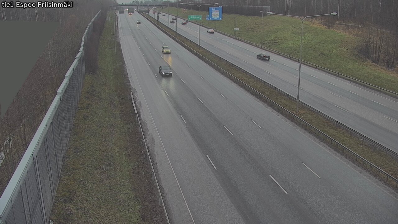 Weather Camera Image Väg 1 Esbo, Frisbacka, Espoo, Uusimaa