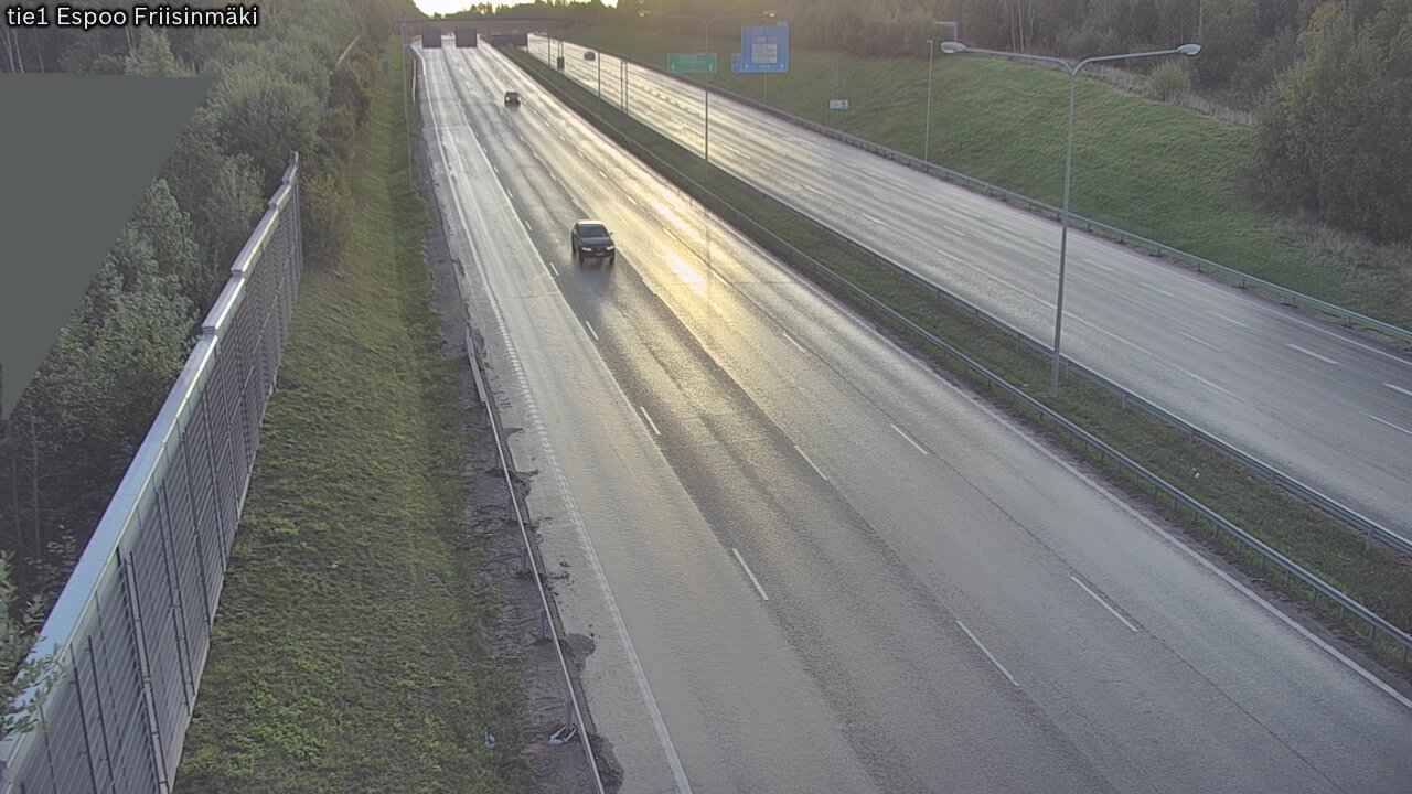 Weather Camera Image Road 1 Espoo, Friisinmäki, Espoo, Uusimaa