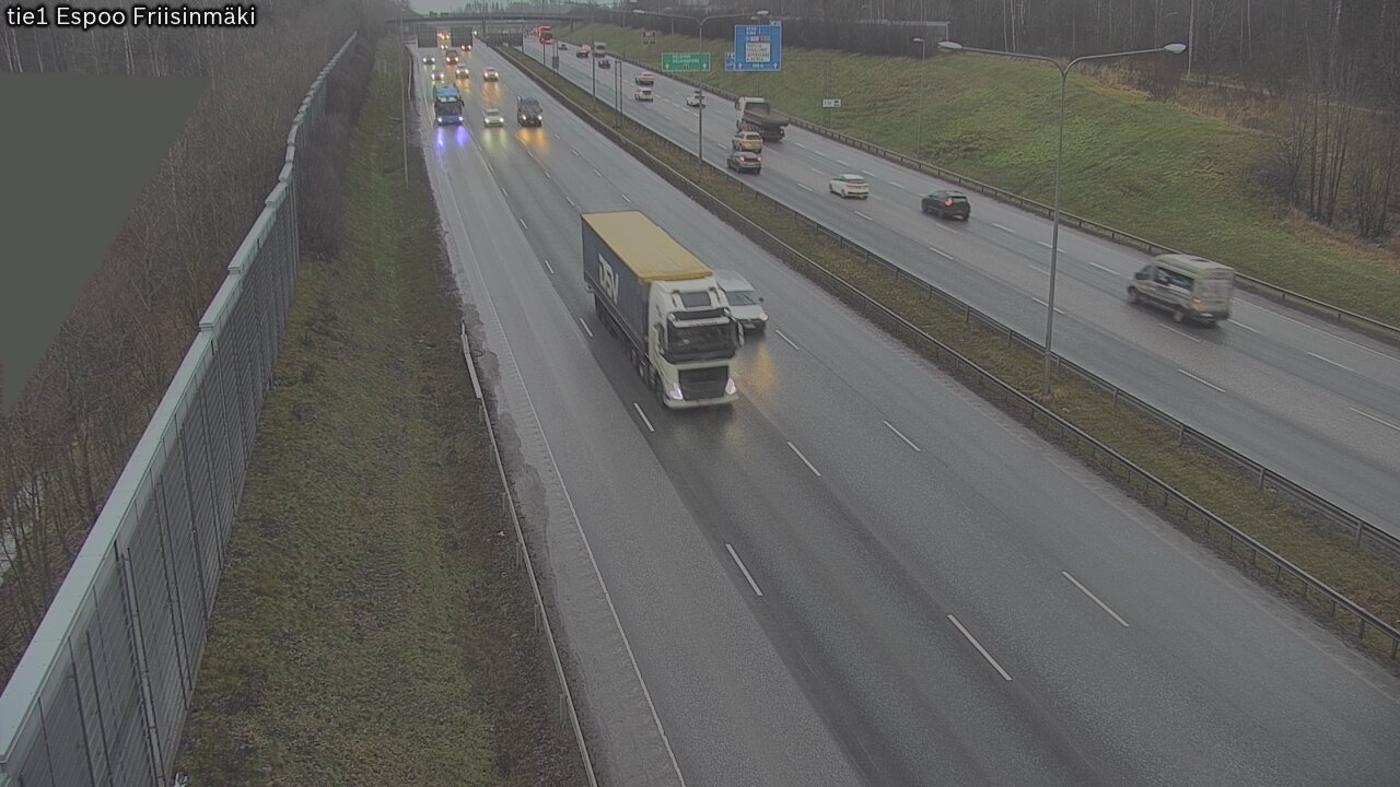 Weather Camera Image Väg 1 Esbo, Frisbacka, Espoo, Uusimaa