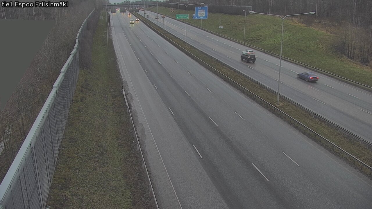 Weather Camera Image Väg 1 Esbo, Frisbacka, Espoo, Uusimaa