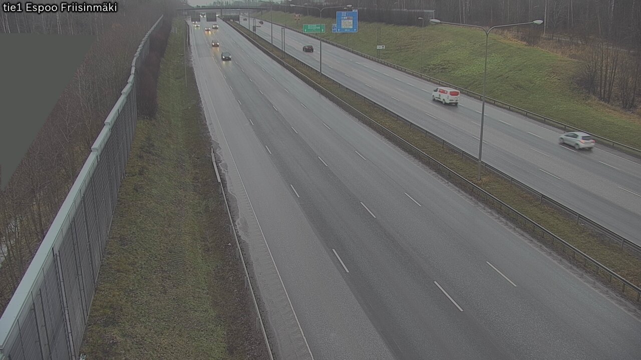 Weather Camera Image Väg 1 Esbo, Frisbacka, Espoo, Uusimaa
