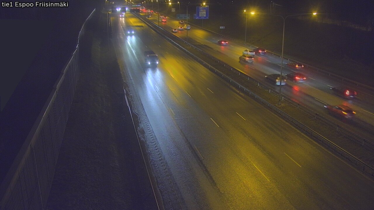 Weather Camera Image Väg 1 Esbo, Frisbacka, Espoo, Uusimaa