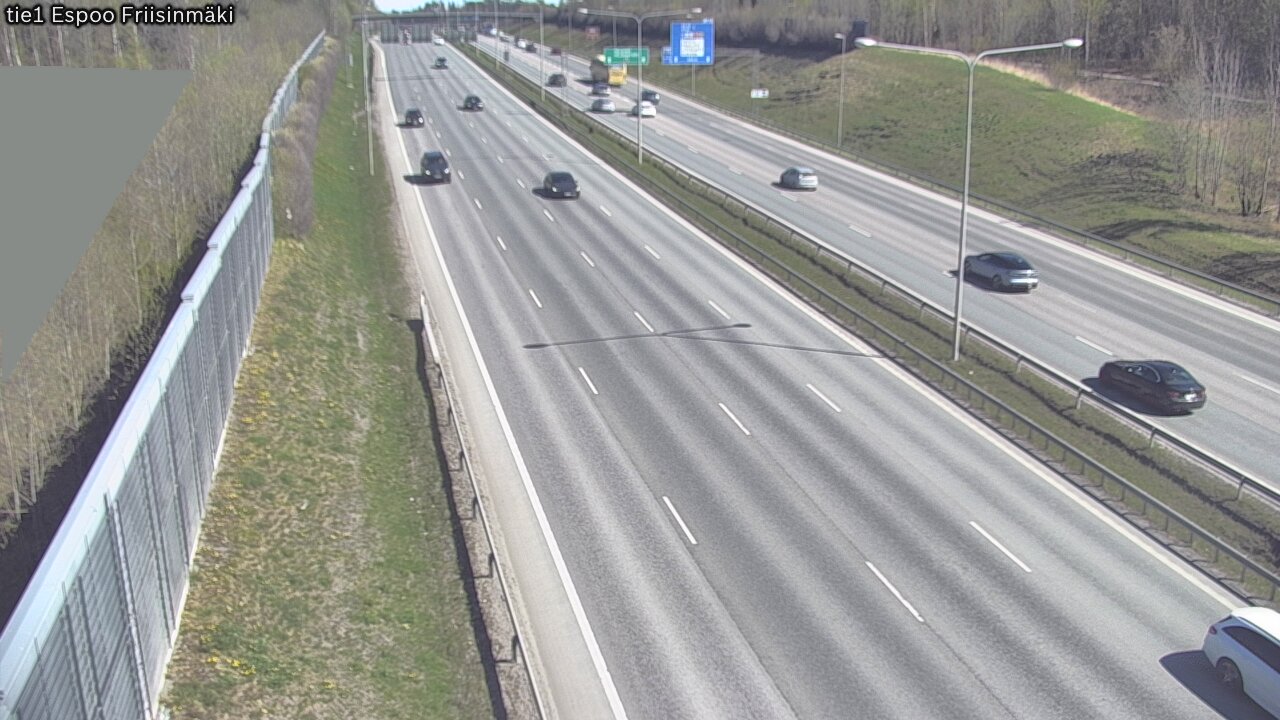 Weather Camera Image Road 1 Espoo, Friisinmäki, Espoo, Uusimaa