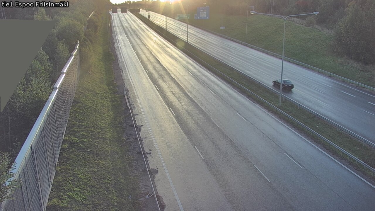 Weather Camera Image Road 1 Espoo, Friisinmäki, Espoo, Uusimaa