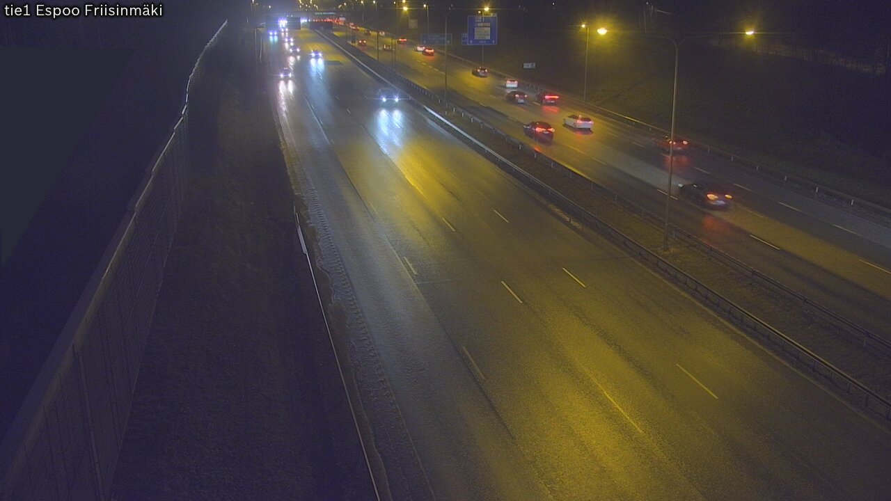Weather Camera Image Väg 1 Esbo, Frisbacka, Espoo, Uusimaa