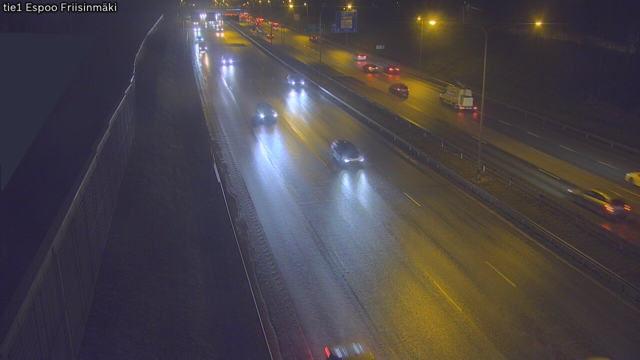 Weather Camera Image Väg 1 Esbo, Frisbacka, Espoo, Uusimaa