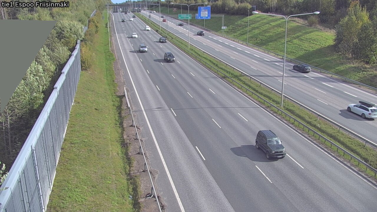 Weather Camera Image Road 1 Espoo, Friisinmäki, Espoo, Uusimaa