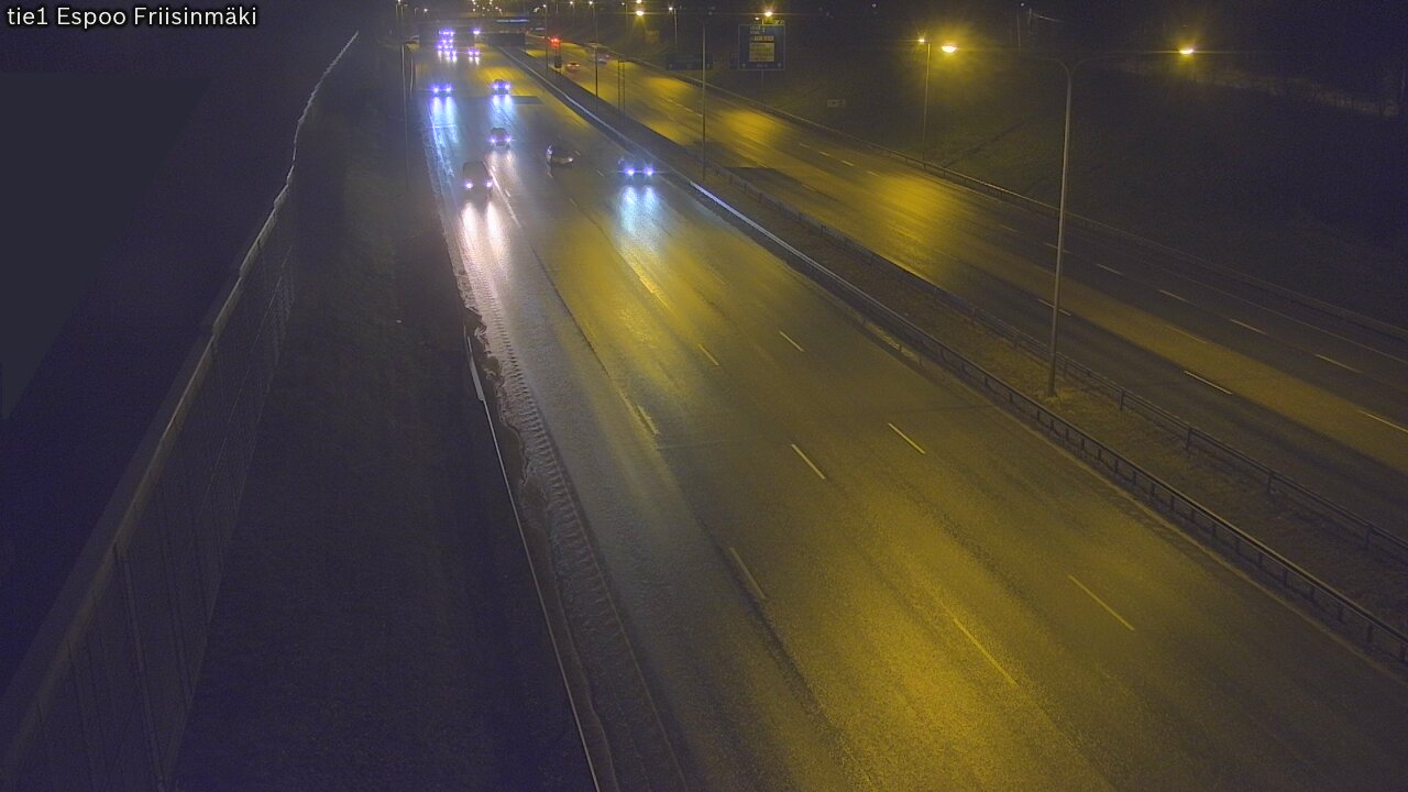 Weather Camera Image Road 1 Espoo, Friisinmäki, Espoo, Uusimaa