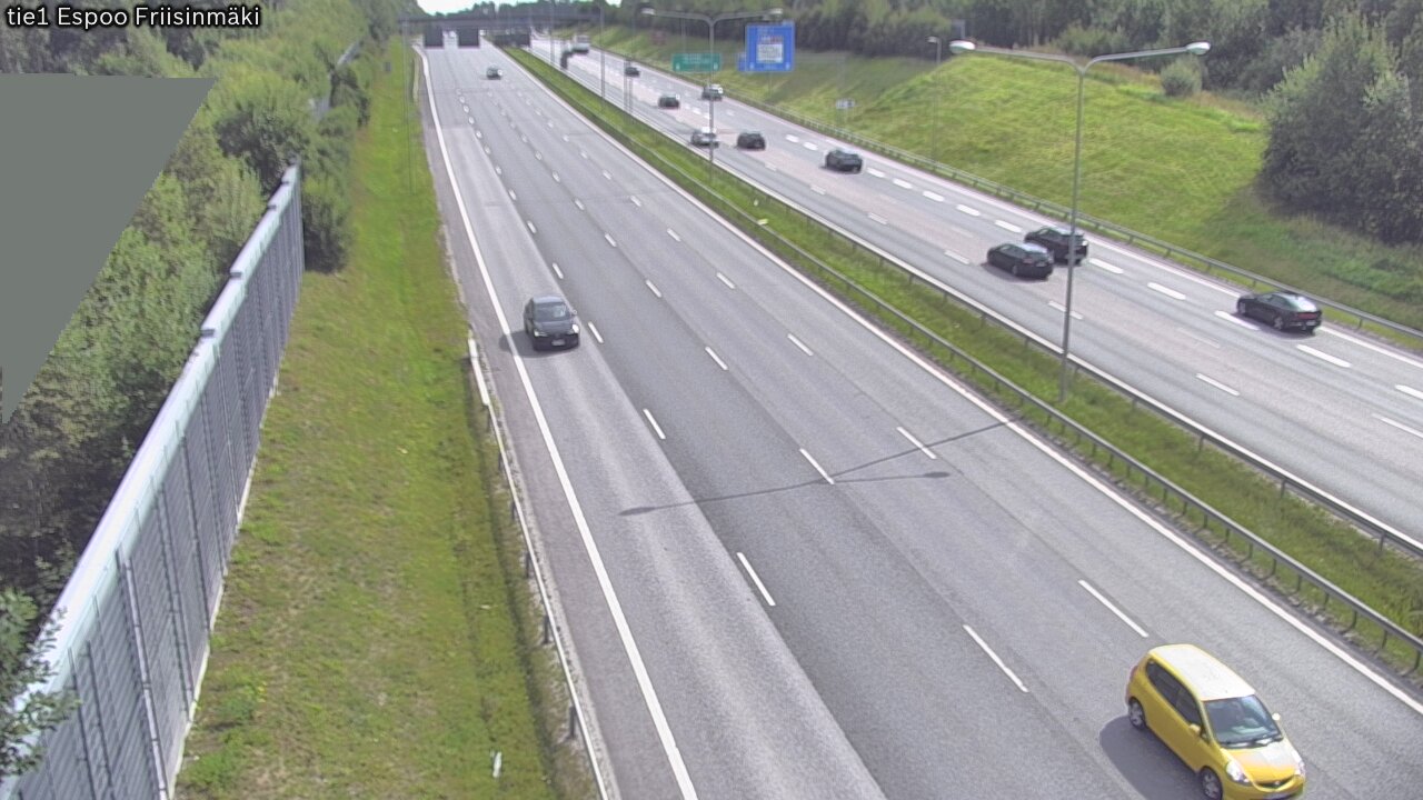 Weather Camera Image Road 1 Espoo, Friisinmäki, Espoo, Uusimaa