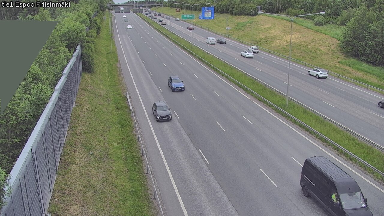 Weather Camera Image Road 1 Espoo, Friisinmäki, Espoo, Uusimaa