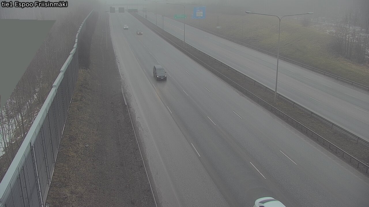 Weather Camera Image Road 1 Espoo, Friisinmäki, Espoo, Uusimaa