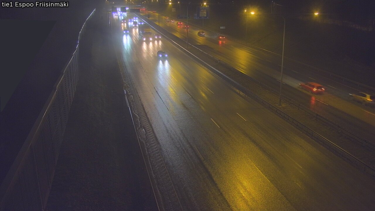 Weather Camera Image Road 1 Espoo, Friisinmäki, Espoo, Uusimaa
