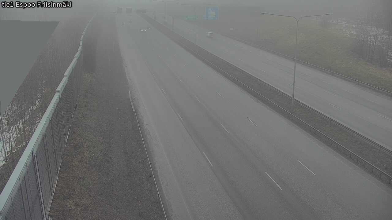 Weather Camera Image Road 1 Espoo, Friisinmäki, Espoo, Uusimaa