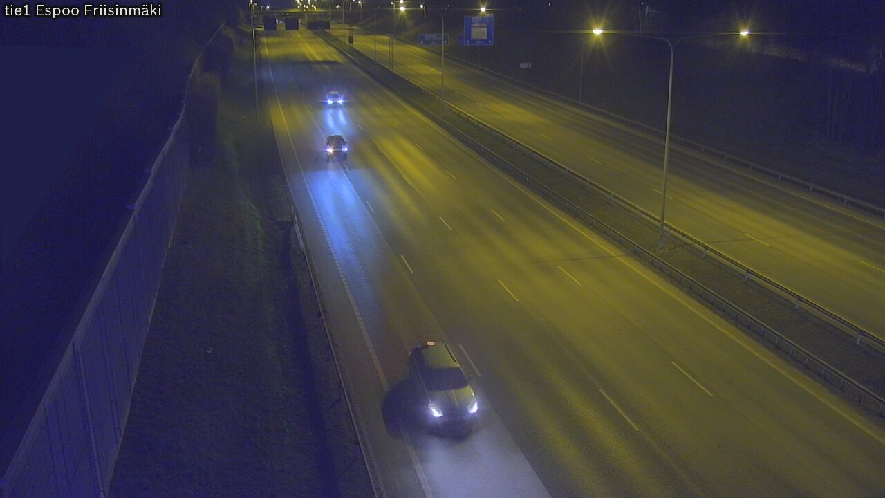 Weather Camera Image Väg 1 Esbo, Frisbacka, Espoo, Uusimaa