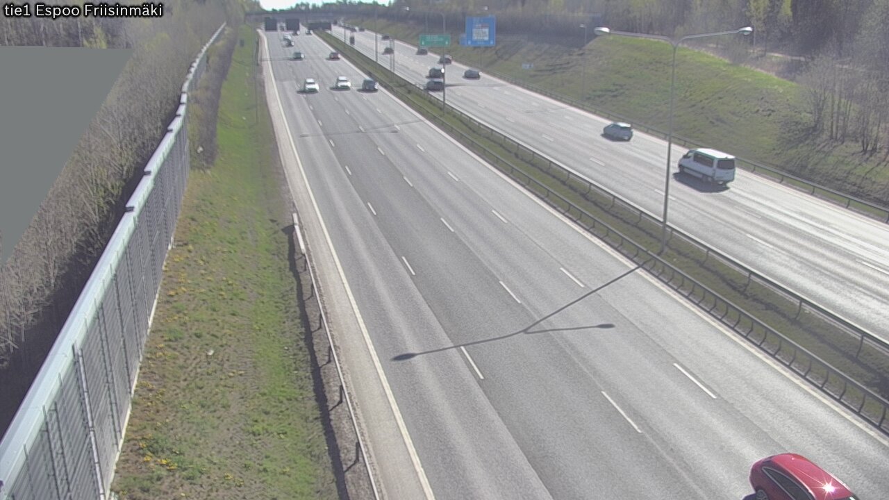 Weather Camera Image Road 1 Espoo, Friisinmäki, Espoo, Uusimaa