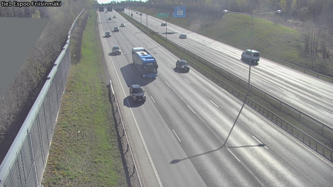 Weather Camera Image Väg 1 Esbo, Frisbacka, Espoo, Uusimaa