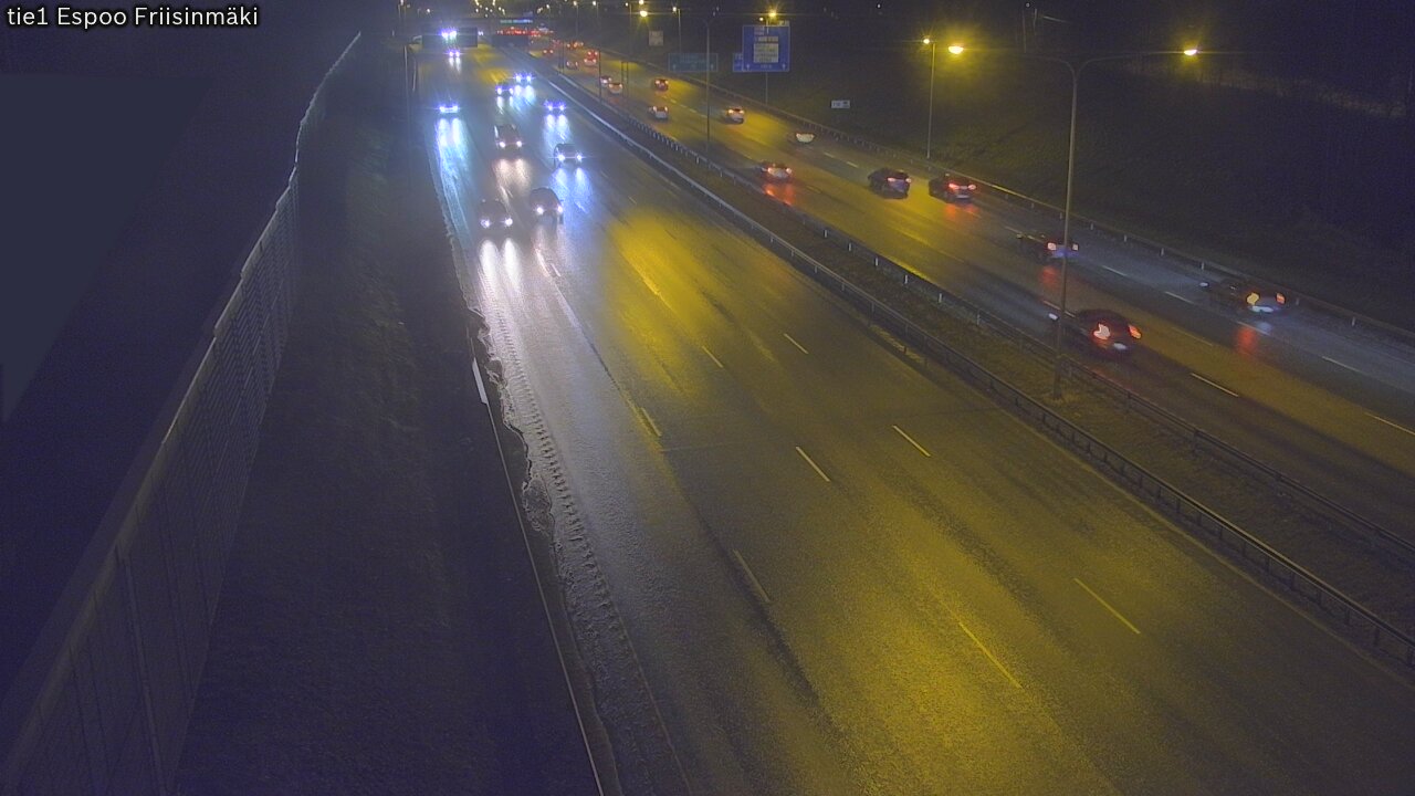 Weather Camera Image Väg 1 Esbo, Frisbacka, Espoo, Uusimaa