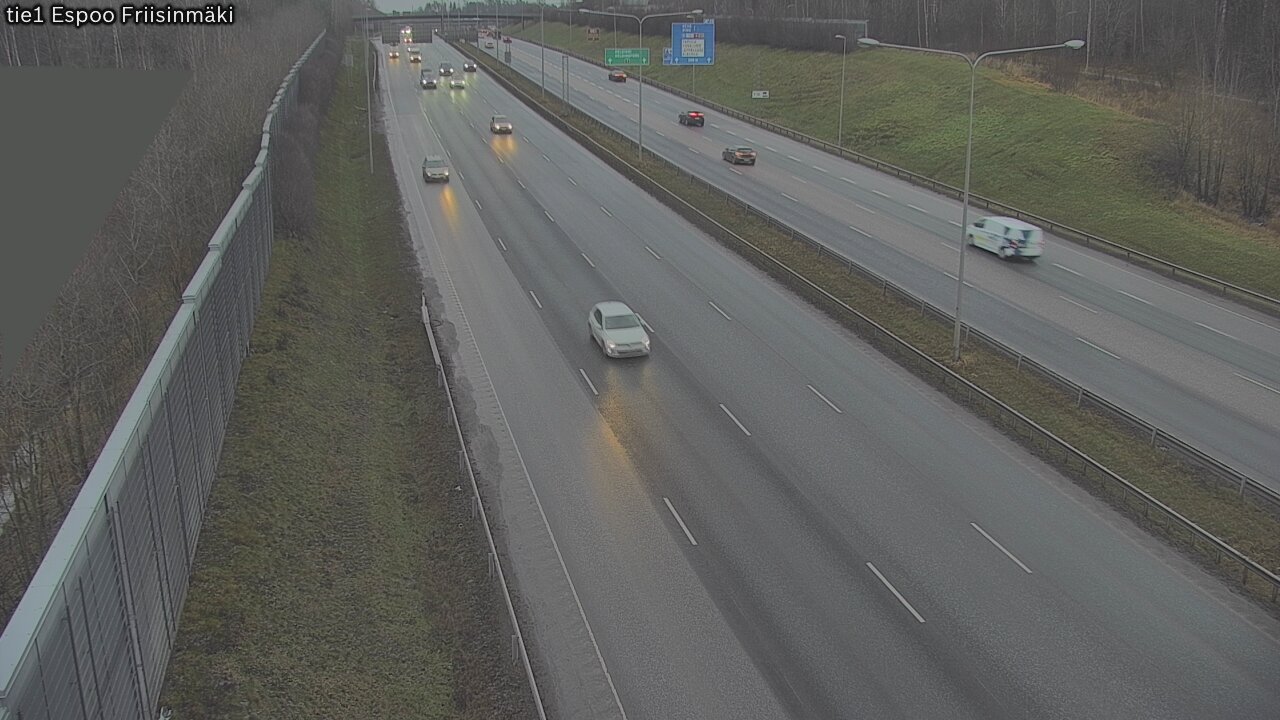 Weather Camera Image Väg 1 Esbo, Frisbacka, Espoo, Uusimaa