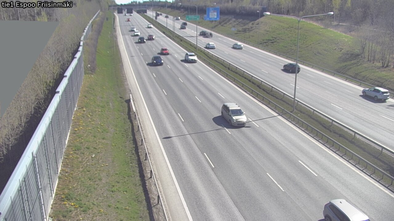 Weather Camera Image Road 1 Espoo, Friisinmäki, Espoo, Uusimaa