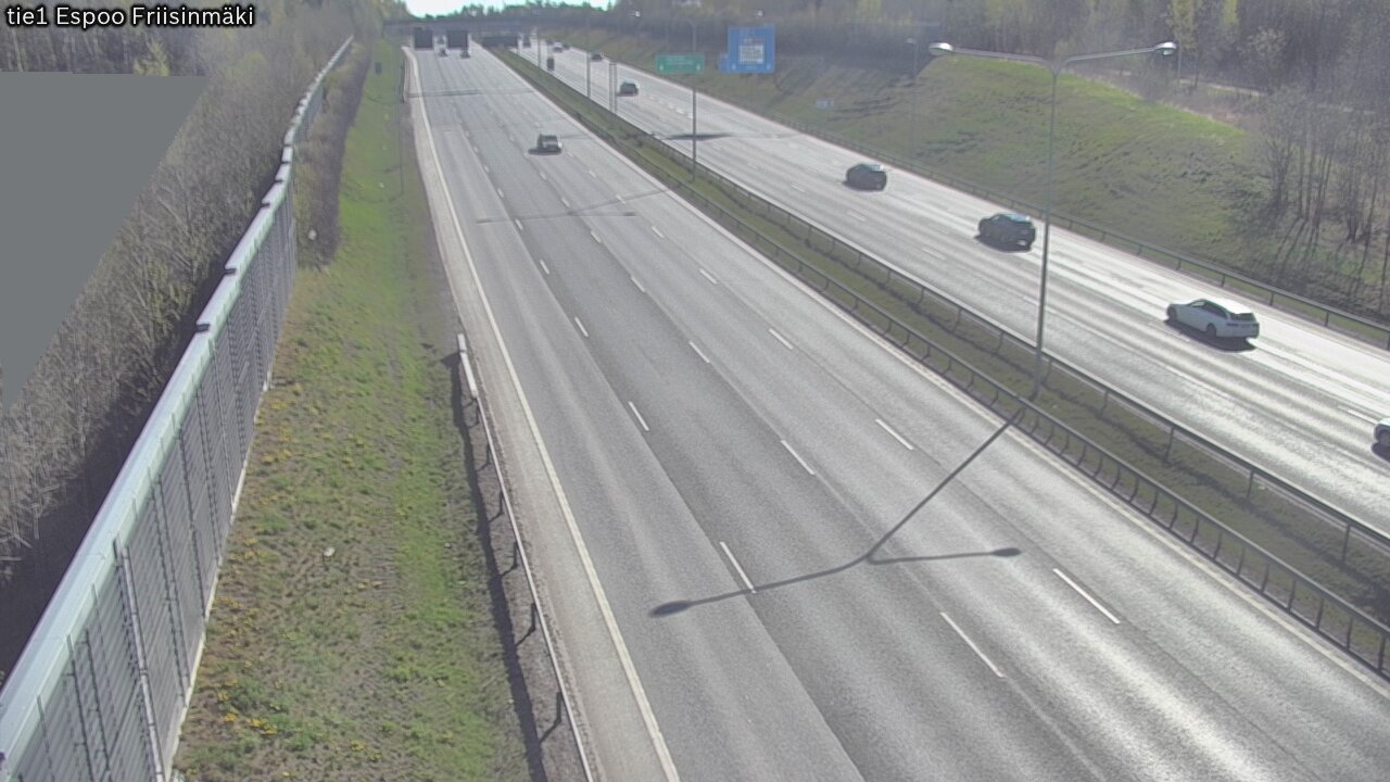 Weather Camera Image Road 1 Espoo, Friisinmäki, Espoo, Uusimaa