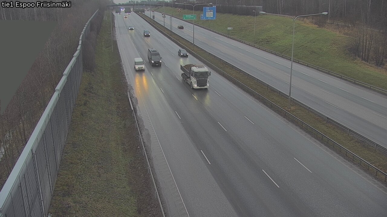 Weather Camera Image Väg 1 Esbo, Frisbacka, Espoo, Uusimaa
